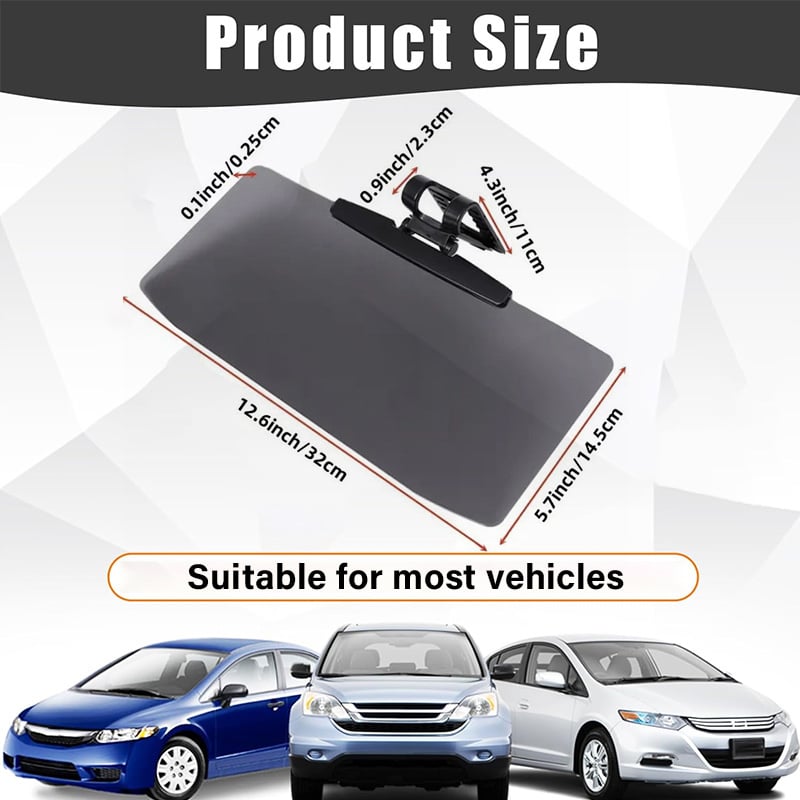 🕶️ BUY 2 GET 1 FREE ! 🔥 Anti-Glare Driving Visor – Blocks Sun & Snow Glare, Clear Vision & Universal Fit 🚗