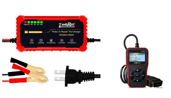 Smart Battery Charger for Car & Motorcycle