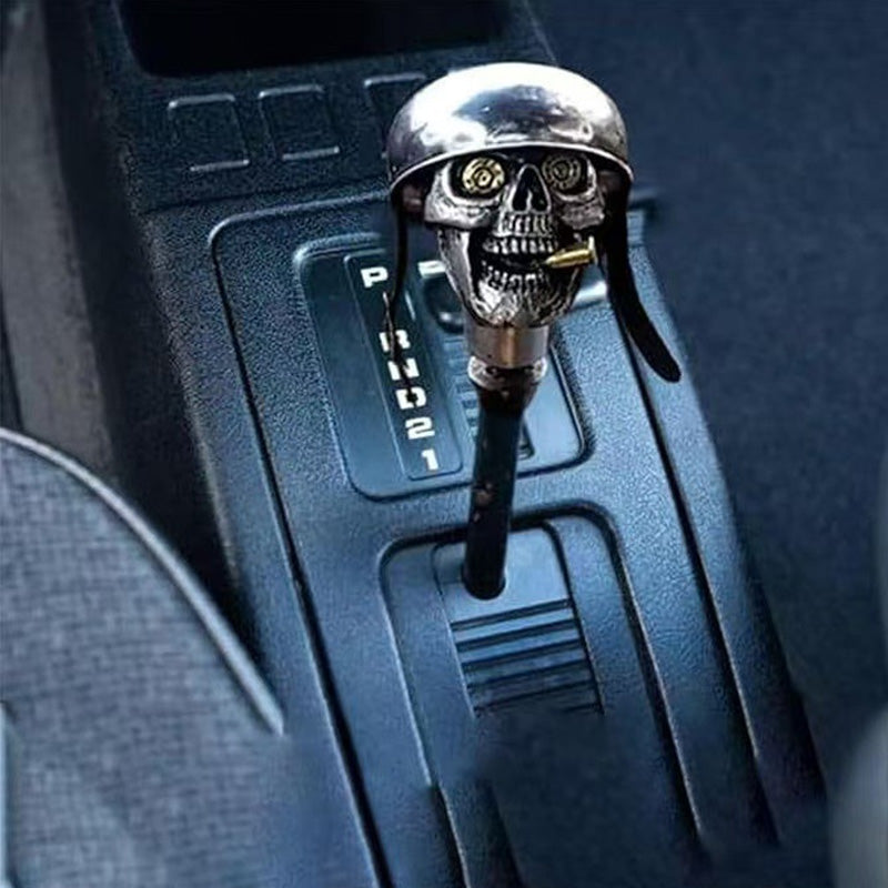 Creative Rust-Proof Skull Soldier Grip Gear Knob