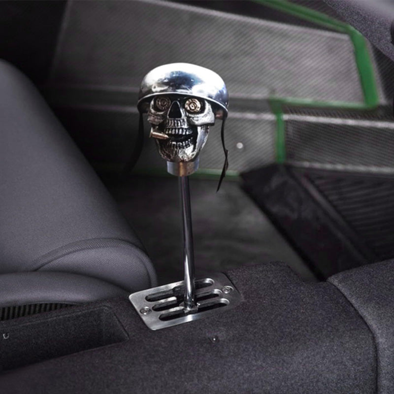 Creative Rust-Proof Skull Soldier Grip Gear Knob