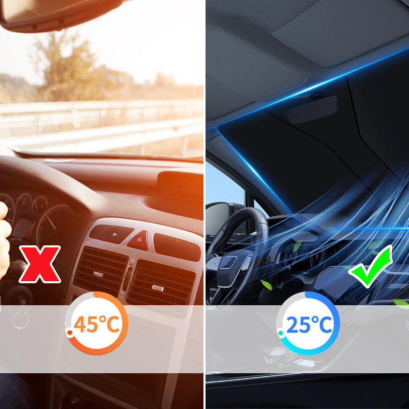 🥳2026 HOT SALE🥳💞50K+ SOLD!💥🚗☀️ 50% OFF! Car Heat Insulation Sunshade – UPF50+ blocks UV & heat. Multi-layer protection keeps car cool. Easy spring-ring install, folds flat for storage. A summer essential. 🛡️
