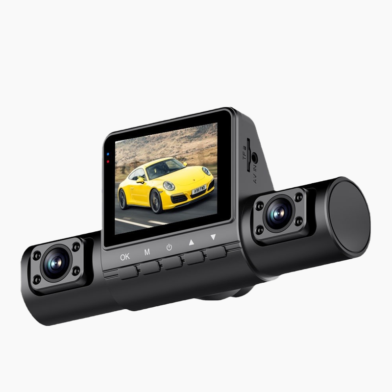 ⏰1080P 4-Channel Dash Cam with Night Vision