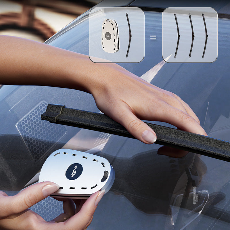 Universal Windshield Wiper Repair Tool 🔧 – Fixes Squeaks/Scratches, No-Disassembly for Rainy Days