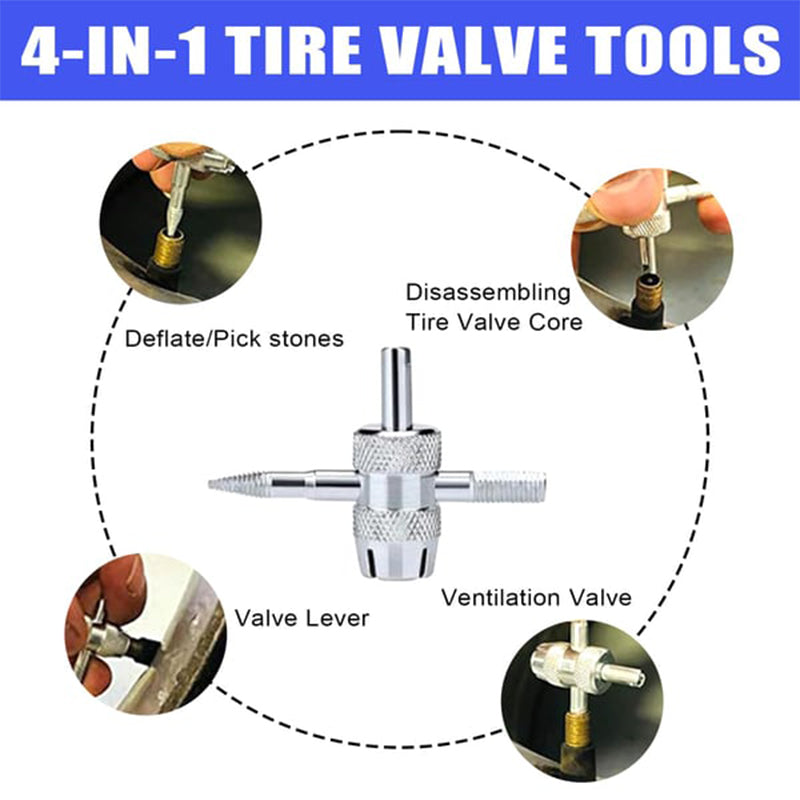 💥BIG SALE 🛒Quick Change Car Tire Valve Tool Kit