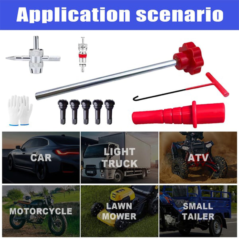 💥BIG SALE 🛒Quick Change Car Tire Valve Tool Kit