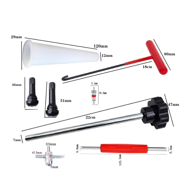 💥BIG SALE 🛒Quick Change Car Tire Valve Tool Kit