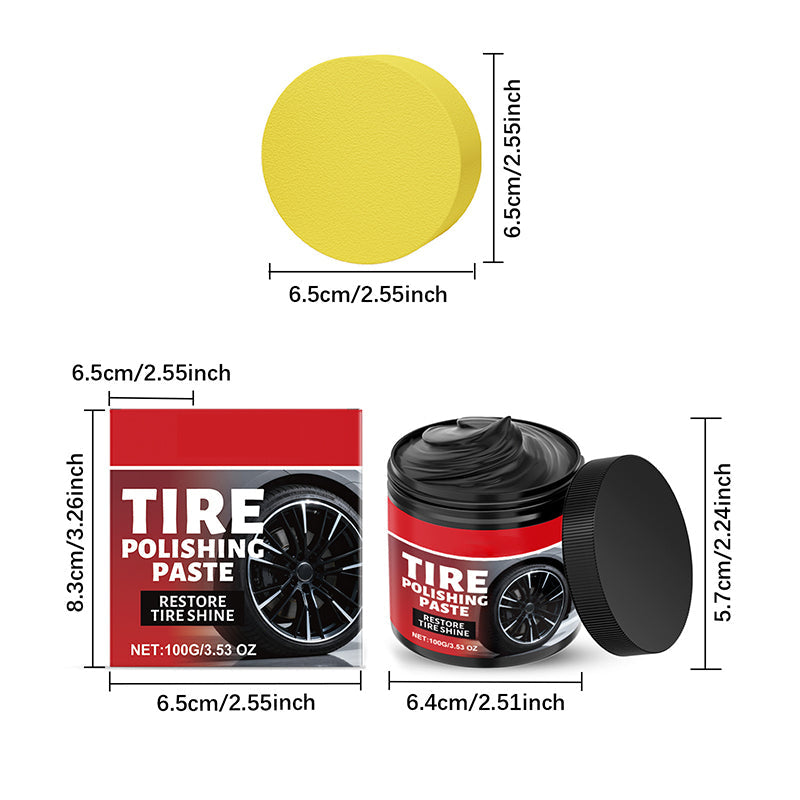 Wheel Shine Balm with Sponge Applicator