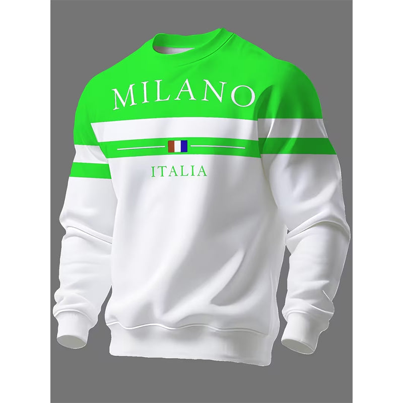 Men's Milano Italia Printed Sweatshirt