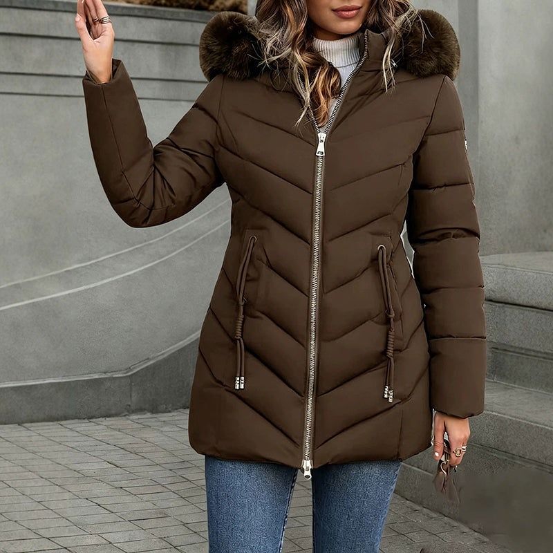 Women’s Slim Fit Hooded Puffer Coat