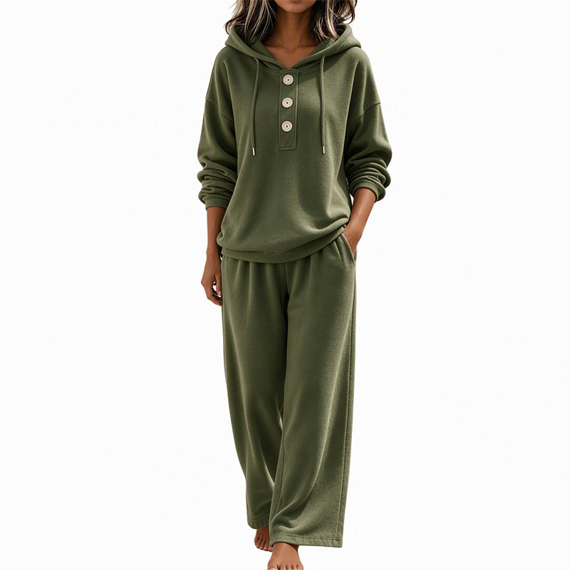 Women's Casual Hoodie and Lounge Pants Set