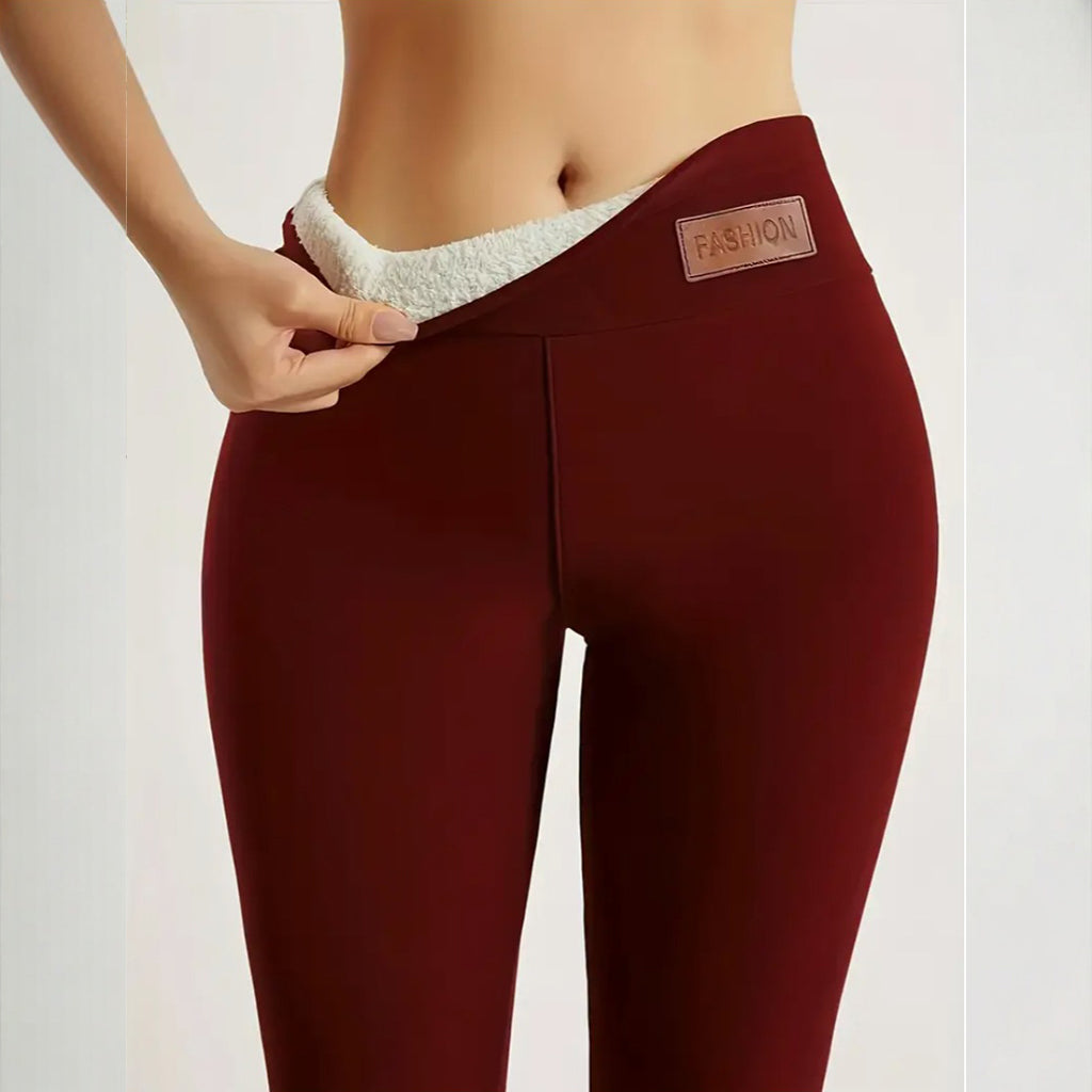 🧘 Leg-Elongating Silhouette | Women's High-Waisted Thermal Yoga Pants