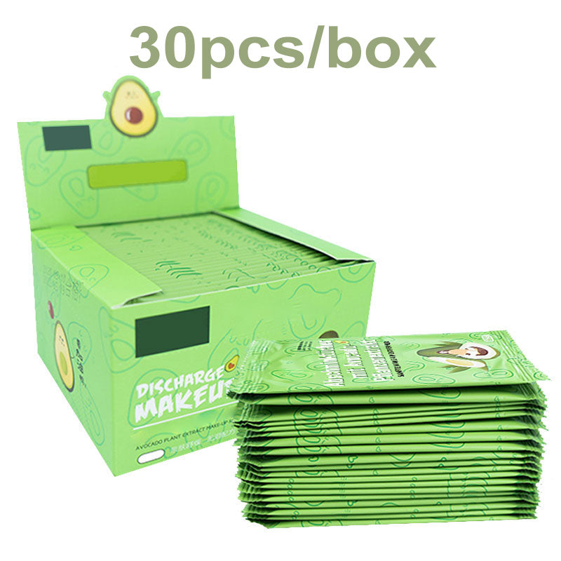 Avocado Plant Extract Makeup Remover Wipes