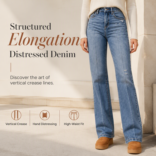 👖 Women's Casual Stretchy High-Waisted Jeans✨