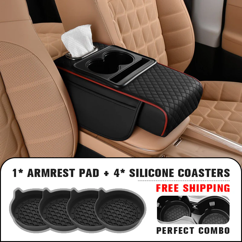 🔥BIG SALE 50% OFF🔥Integrated Pressurized Multifunctional Car Armrest Heightening Pad
