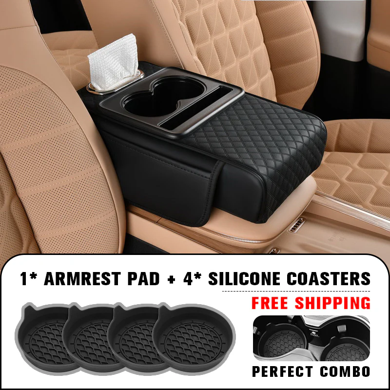🔥BIG SALE 50% OFF🔥Integrated Pressurized Multifunctional Car Armrest Heightening Pad