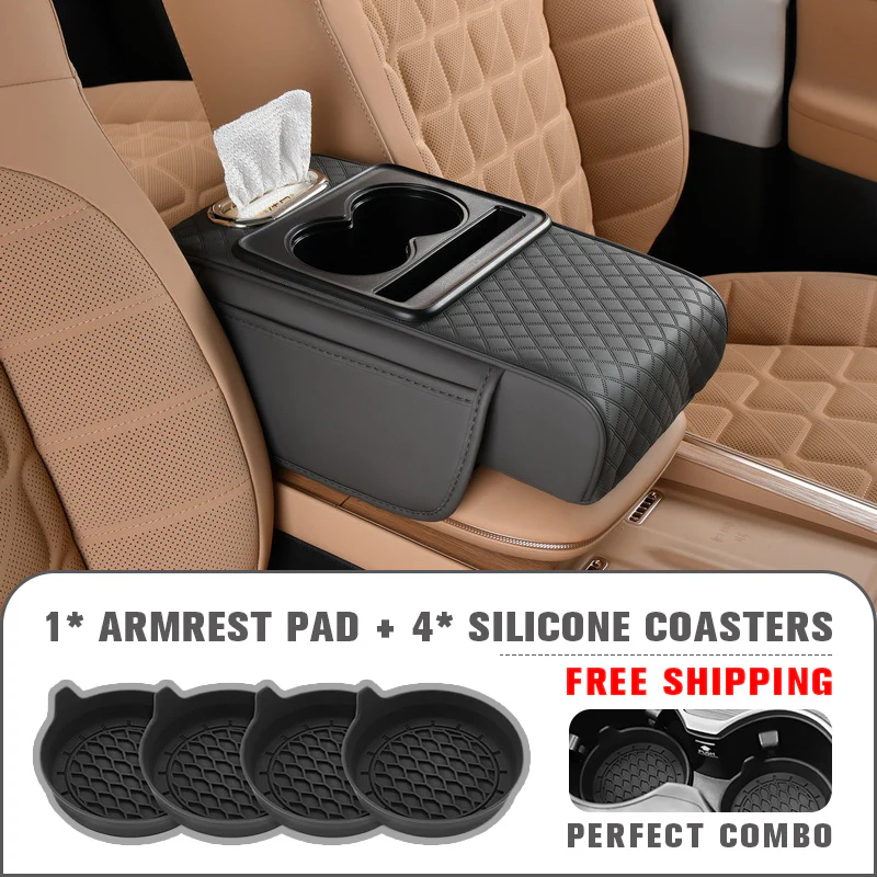 🔥BIG SALE 50% OFF🔥Integrated Pressurized Multifunctional Car Armrest Heightening Pad