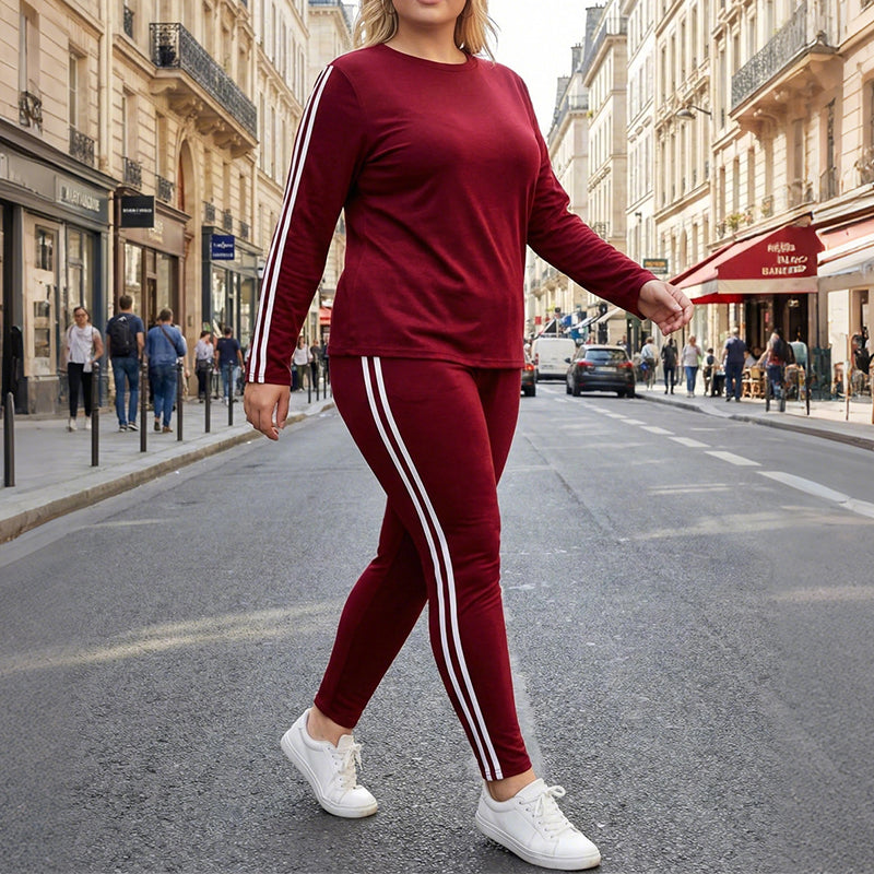 Women's 2-Piece Tracksuit – Long Sleeve Set, Comfortable & Stylish for Sport or Casual Wear 🧥✨