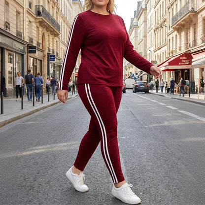Women's 2-Piece Tracksuit – Long Sleeve Set, Comfortable & Stylish for Sport or Casual Wear 🧥✨