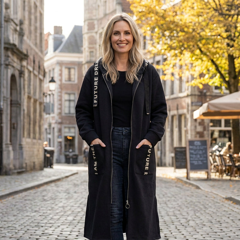 🎉🔥8,500+ Sold!🎁🧥Women's Hooded Long Sweatshirt – Cozy, Warm & Perfect for Fall & Winter