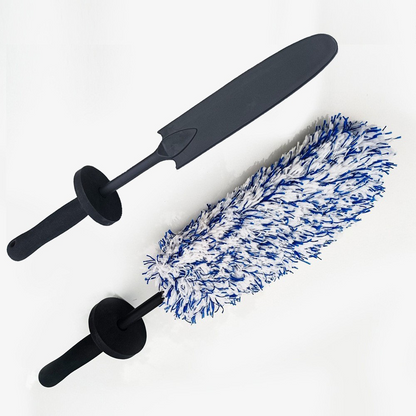 🔥HOT SALE Premium Microfiber Wheel Rim Cleaning Brush | Scratch-Free Detailing Tool