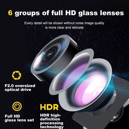 📹 Dual-lens dashcam with 1080P HD & night vision - 170° wide angle