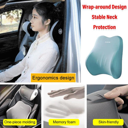 📢📢40% OFF !! ⏰Car Headrest Neck and Waist Pillow🚗🛋️