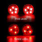 Universal LED warning light for car door opening