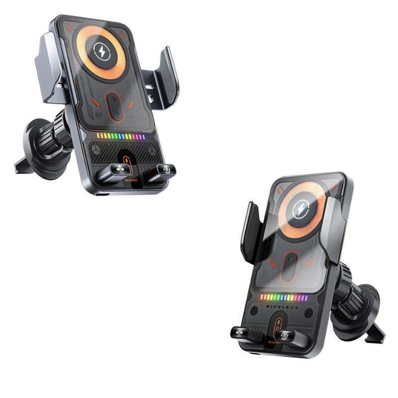 🔥HOT SALE 57% OFF🎁⚡Over 50,000 sold! 📱Smart 2-in-1 Car Rotating Mobile Phone Holder & Wireless Charger⚡