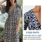🔥HOT SALE 49% OFF💃Bohemian Casual Print V-Neck Waist Wrap Long Dress