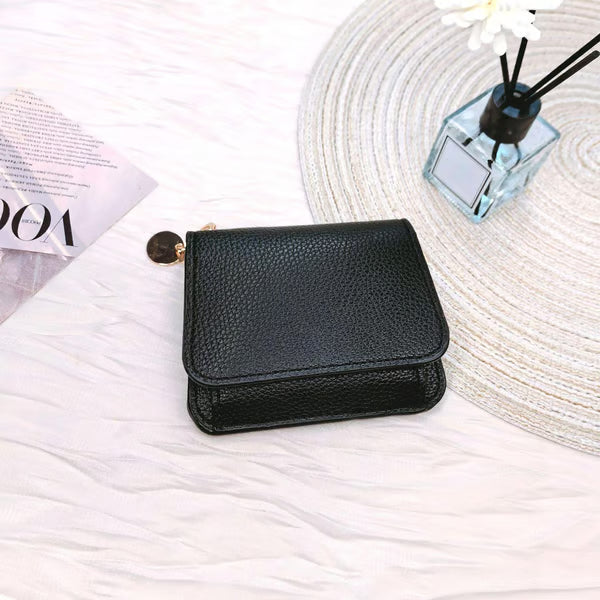 💖Hot 50% OFF💕RFID Short Wallets for Women –Fashionable Card Holder with Key Ring & Coin Purse