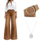 ✨ Flattering Denim Style | Women's Vintage High-Waisted Wide-Leg Jeans