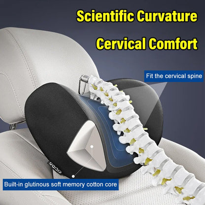 📢📢40% OFF !! ⏰Car Headrest Neck and Waist Pillow🚗🛋️