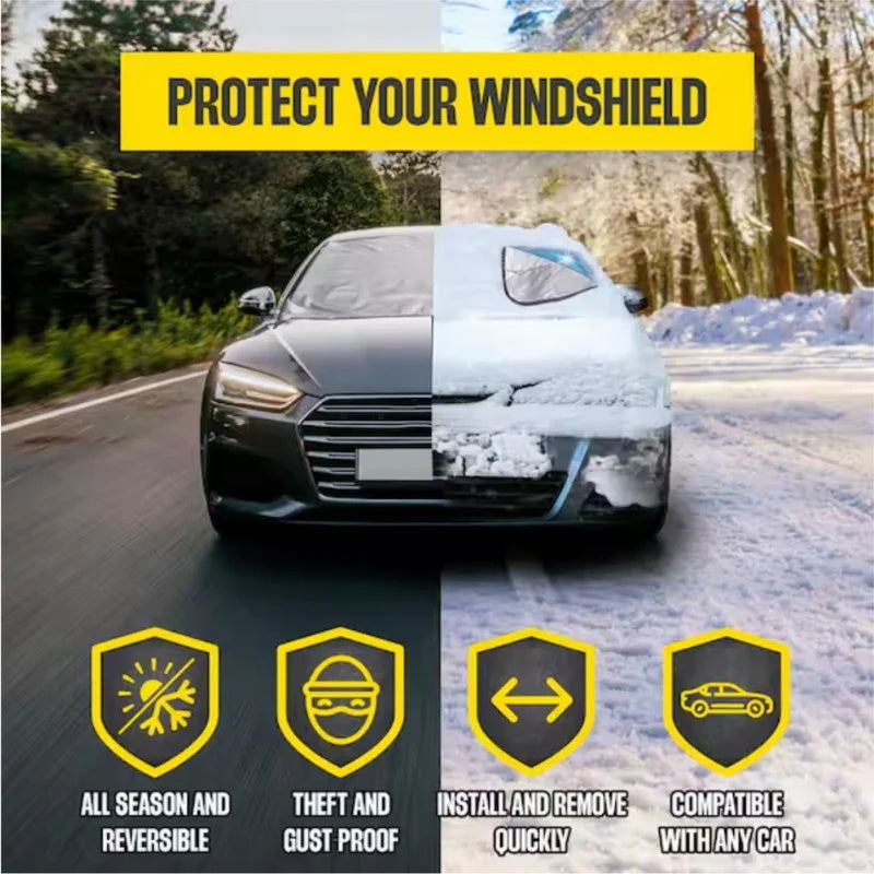 🚗 40% OFF! 🛡️2025 Upgraded Car Windshield Magnetic Snow Cover❄️