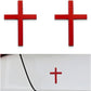 🚗✝️Metal Jesus Christ Cross Badge Stickers|3D Cross Self-Adhesive Car Scratch Cover Sticker