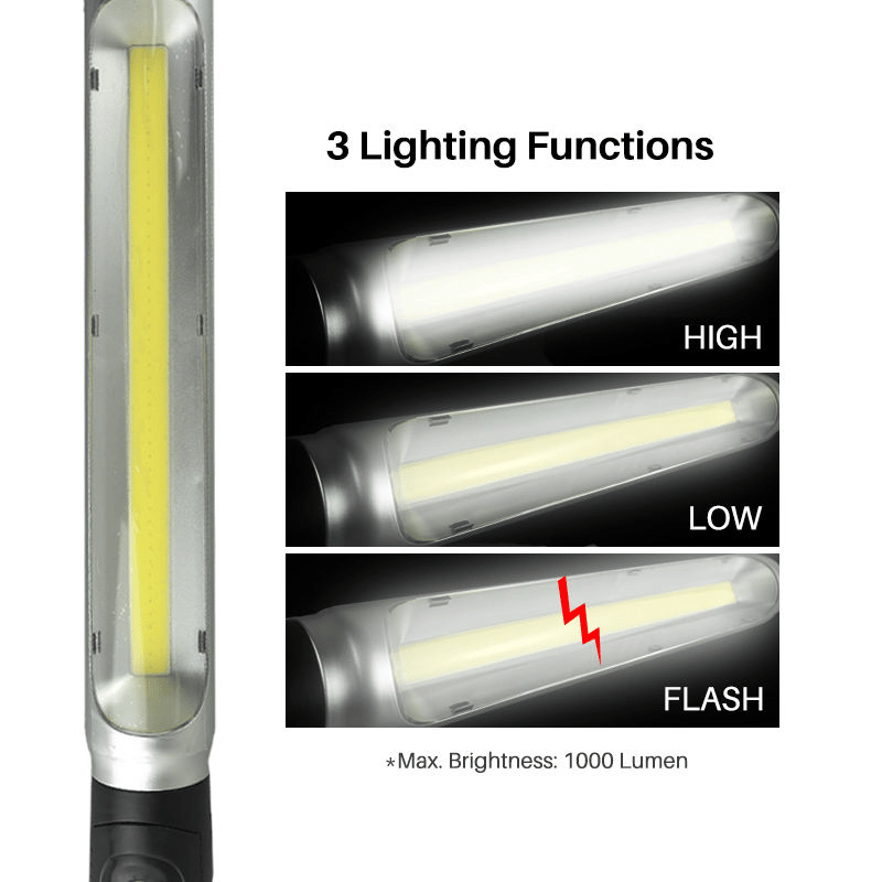 🌟🔦Multifunctional magnetic rechargeable work light💡Free Shipping