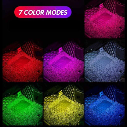 🔥HOT SALE 50%OFF🔥Premium Wireless Charging LED Ambient Light Strip for Car Footwell