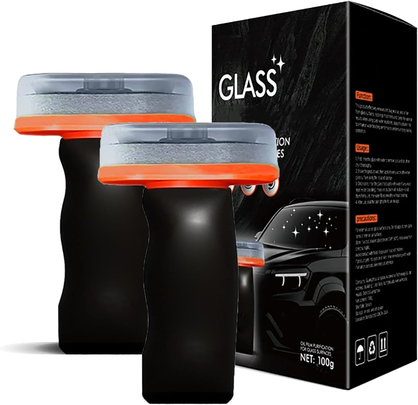 🏆2026 New Year Sale-49% OFF🚗Glass Guard, Glass Cleaner, Automotive Oil Film Cleaning Brush