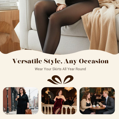 🔥Limited time HOT SALE 50% OFF!!🔥 50K+ SOLD! ❄️ One-Seam Pile-Lined Shaping Tights ✨ Stay Warm, Look Snatched 💕