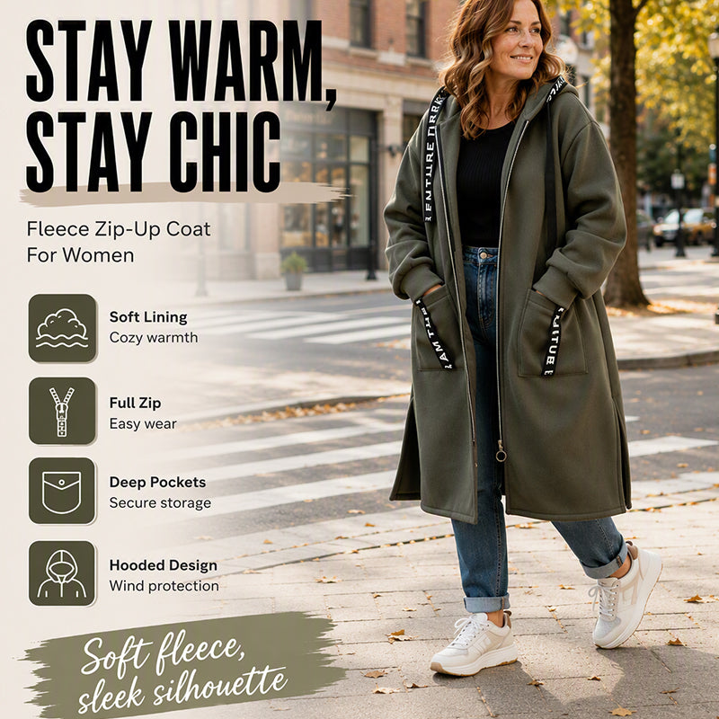 🎉🔥8,500+ Sold!🎁🧥Women's Hooded Long Sweatshirt – Cozy, Warm & Perfect for Fall & Winter
