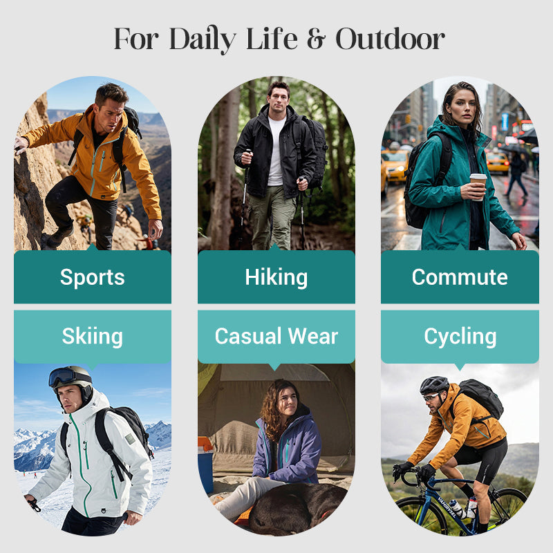 Outdoor Waterproof Sports Hooded Jacket