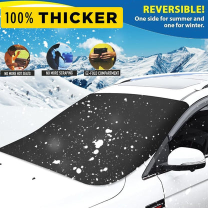 🚗 50% OFF! 🛡️2025 Upgraded Car Windshield Magnetic Snow Cover❄️