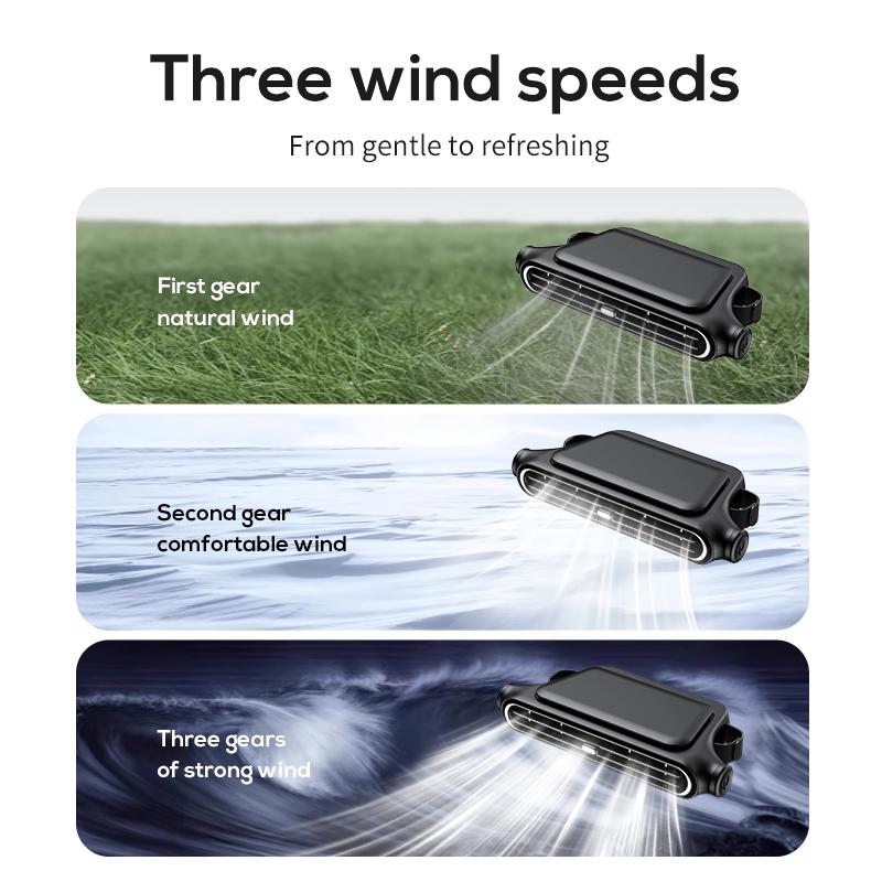 Car Seat Fan 🌬️ – 3-Speed Rechargeable Clip-On Fan with 3000mAh Battery 🔋 | USB-C Charging ⚡ for Cars 🚗, Golf Buggies 🛺 & Campervans 🏕️