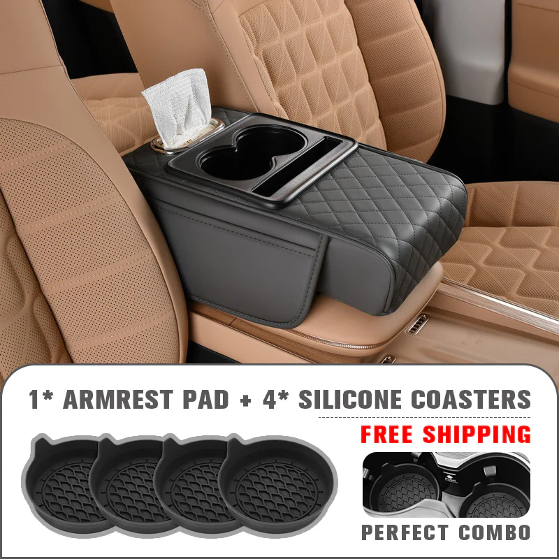🔥BIG SALE 50% OFF🔥Integrated Pressurized Multifunctional Car Armrest Heightening Pad
