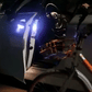 Universal LED warning light for car door opening