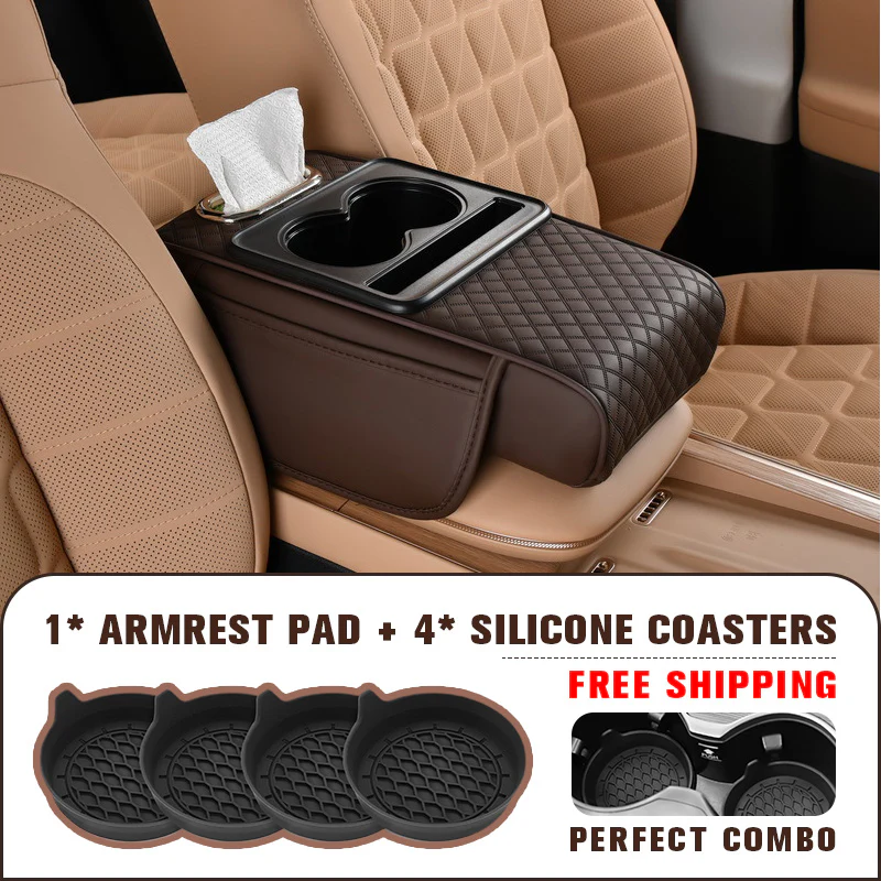 🔥BIG SALE 50% OFF🔥Integrated Pressurized Multifunctional Car Armrest Heightening Pad