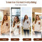 🐮🎁Cute Highland Cow Cozy Fleece-Lined Hooded Sweatshirt