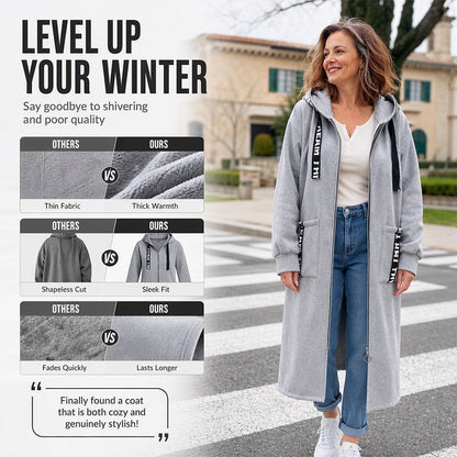 🎉🔥8,500+ Sold!🎁🧥Women's Hooded Long Sweatshirt – Cozy, Warm & Perfect for Fall & Winter
