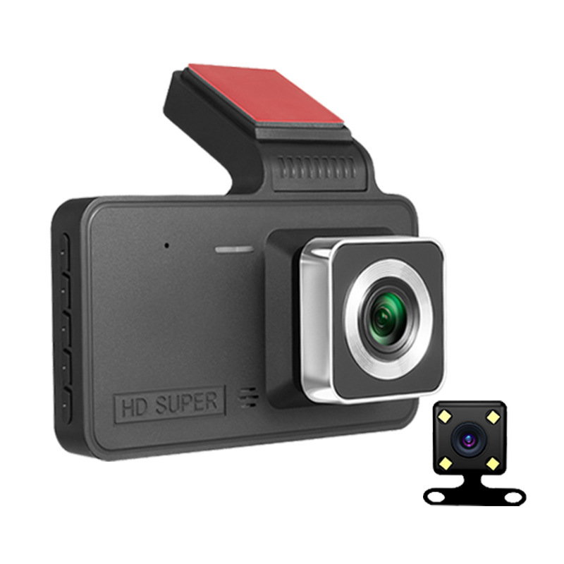 📹 Dual-lens dashcam with 1080P HD & night vision - 170° wide angle