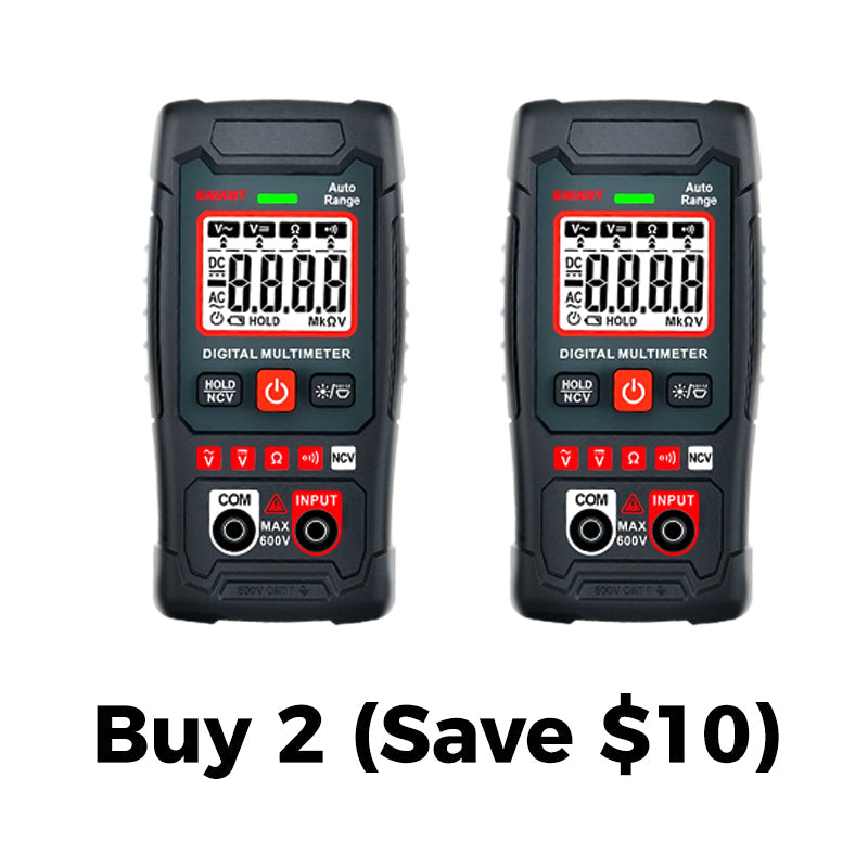 🔧⚡️ Smart Anti-Burn Multimeter! 4000-Count Auto-Ranging, Palm-Sized Zero-Fail Measurement Tool ✨