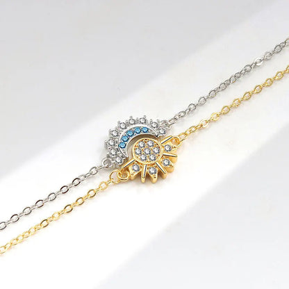 Elegant Sun & Moon Bracelet Set